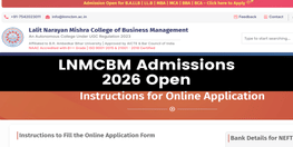 LNMCBM Admissions 2026 Open Apply Now